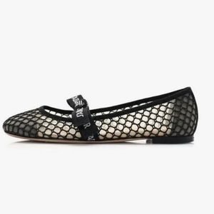 Christian Dior Resille Ribbon Miss J'ADIOR Ballet Flat